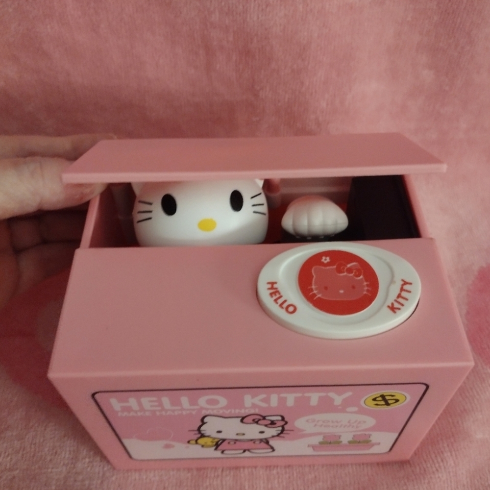 Hello Kitty Pink Kitty Bank By Sanrio - Picture 6 of 7